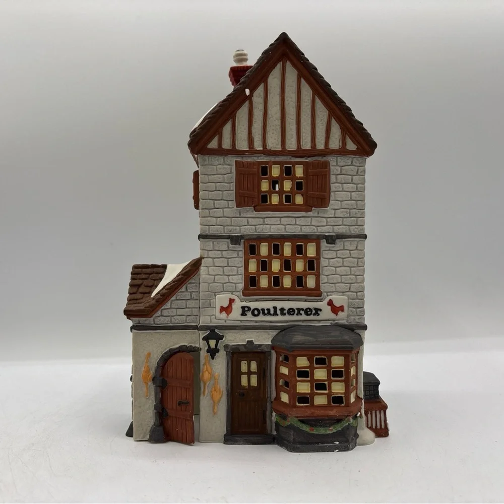 Department‎ 56 1988 Vintage HVC Dickens Village Series Poulterer 5926-9 Retired
